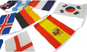 Bandera de la Copa del Mundo 10 metros Qatar 32 equipos 2022 - Imagen 1 de 3