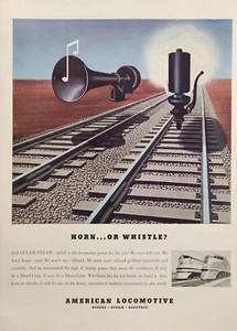 Anuncio impreso locomotora americana 1941 decoración de arte de pared efímera vintage - Imagen 1 de 1