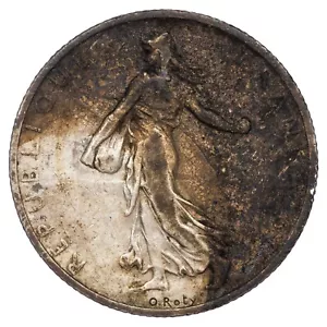France 2 francs sower 1899 silver F.266/3 Gad.532 KM.845 O. ROTY coin - Picture 1 of 2