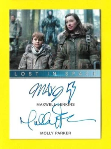 2022 Lost in Space Collector's Set Dual Autograph Maxwell Jenkins & Molly Parker - Picture 1 of 3