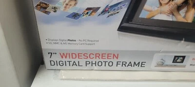 Coby 7 Inch Brown Digital Picture Frame With Remote - Image 1 of 4