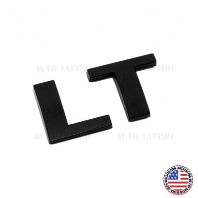 Chevy Equinox LT Liftgate Nameplate Letter Logo Badge Emblem Sport Matte Black - Image 1 of 4
