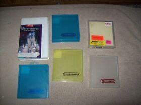 Lot Of 6 Vintage Plastic Nintendo NES Video Games Rental Cases - Castlevania