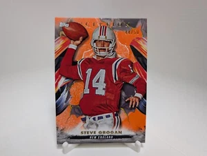 Fútbol americano Topps Inception 2024 Steve Grogan naranja/50 New England Patriots - Imagen 1 de 3