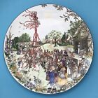 Wedgwood Bone China England May Day Plate Diameter 23 Cm Perfect Condition