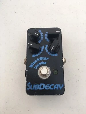 Subdecay Black Star Distortion Overdrive Rare Guitar Effect Pedal - Image 1 of 4