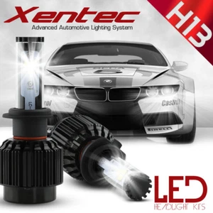 XENTEC LED HID Headlight kit H13 9008 White for 2010-2014 Ford Econoline Van - Picture 1 of 11