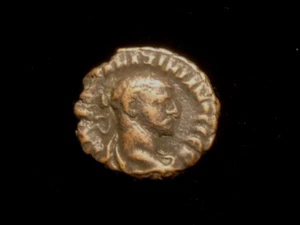 MAXIMIANUS. 286-305. Alexandria. Potin TETRADRACHM. Eirene w branch & sceptre. - Picture 1 of 2