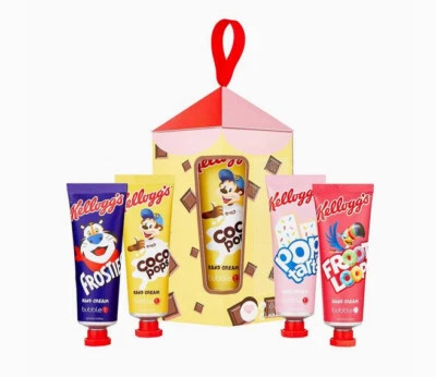 BUBBLE T COSMETIC Kellogg's Handcreme Geschenkset 4 x 60 ml - bubble t