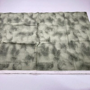 vintage blank textiles fabric green abstract tie dye cotton 44x75 2 yard 90s y2k - Picture 1 of 9