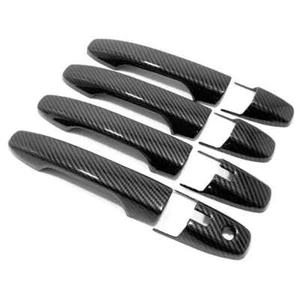 Carbon Fiber Side Door Handle Cover Trim For Toyota Yaris Cross AC200 2023-2025 - Picture 1 of 9