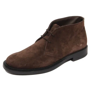 H2684 polacchino uomo TOD'S man suede shoes brown - Picture 1 of 4