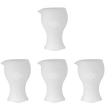  4pcs Silicone Milk Pitcher Creamer Gravy Cup Dressing Serving Pitcher Pouring