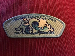 NATIONAL JAMBOREE 2017 ORANGE COUNTY COUNCIL WAVE BLUE BORDER - Picture 1 of 1