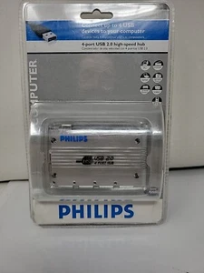NEW Philips PC Gear 4-port USB 2.0 Hight Speed Hub - Picture 1 of 6