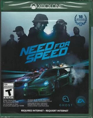Need for Speed (2016) Xbox One (Nuevo sellado de fábrica versión EE. UU.) Xbox One, x Foto 1 de 2