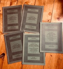 SOTHEBYS anni '70 Lotto 5 Cataloghi Sporting Guns Antique Weapons Armi da Fuoco
