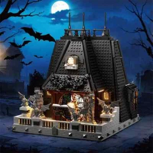 2419PCS Wednesday Adams House Building Blocks Darkness Villa Model Bricks - Picture 1 of 5