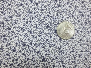 2726 NAVY GEOMETIC Crepe-Like Synthetic APPAREL or CRAFT FABRIC-45" x 3.25 Yds. - Picture 1 of 2