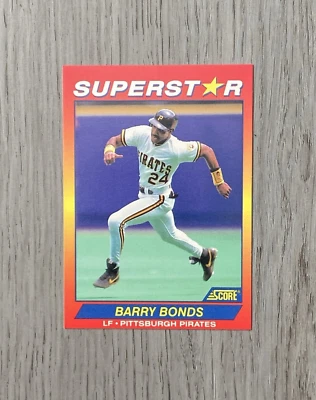 1992 MLB Score Superstar | Barry Bonds | #26 | Pittsburgh Pirates - Image 1 of 2