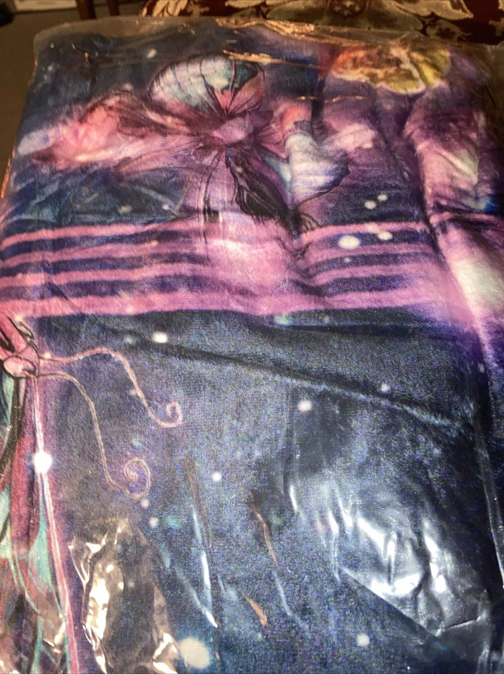 Nuevo ¡Feliz 60 Cumpleaños! Manta polar azul multicolor Foto 1 de 4