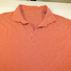 TOMMY BAHAMA DESIGNER POLO SHIRT Mens XL Pink  - Picture 1 of 3