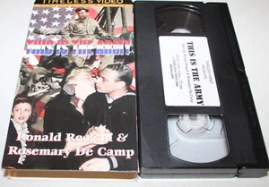 This Is The Army (VHS, 1943) George Murphy, Joan Leslie, George Tobias, Musical - Picture 1 of 2