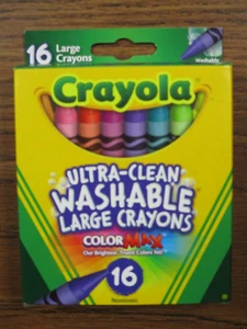 16ct Ultra Clean Washable Large Crayola Crayons ~Color MAX~ Style 52-3281 - Picture 1 of 3