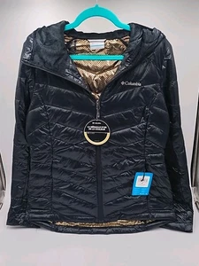 NUOVO Columbia Joy Peak Gold Omni Heat Infinity Jacket - Nero - Donna M (#C2-A3) - Foto 1 di 8