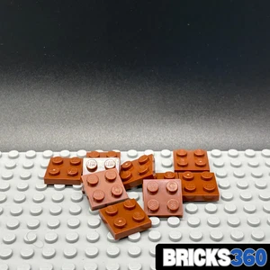 Lego New x10 2x2 Brown Flat Plate w/ 4 Studs Building Pieces - Picture 1 of 4