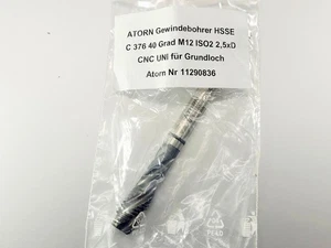 Atorn Maschinen-Gewindebohrer M12 HSSE vaporisiert für Grundloch 11290836 - Bild 1 von 3