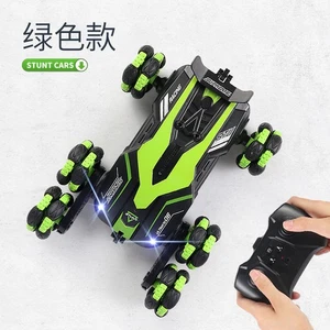 Six-wheel stunt car spray drift four-wheel drive remote control off-road light-3 - Picture 1 of 13