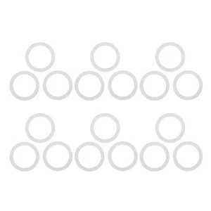 6x 3pc Coffee Culture 9-Cup Silicone Gasket For Stovetop Espresso Cup White - Picture 1 of 4