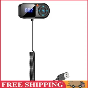 Transmisor FM Modulador Reproductor de Música MP3 3,5mm AUX Compatible con Bluetooth Útil - Imagen 1 de 12