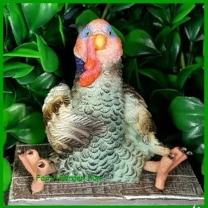 Fairy Garden Fun Turkey Thanksgiving Miniature Figurine Indoor Outdoor Relaxing - Picture 1 of 1