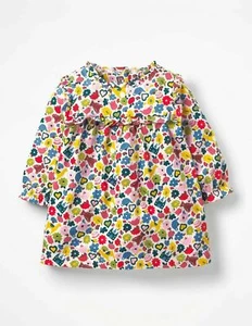 NEW Ruffle Dress Ex Baby Boden Floral Tiny Toys Age 3 to 18 Months RRP £22 - Picture 1 of 10