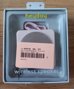 heyday Piccolo Altoparlante Bluetooth Portatile con Loop - Rosa/Oro #76 (BOX 33) - Foto 1 di 2
