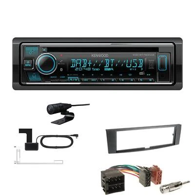 Kenwood 1-DIN Receiver Autoradio DAB Bluetooth für Renault Laguna II 2005-2007 - Bild 1 von 4