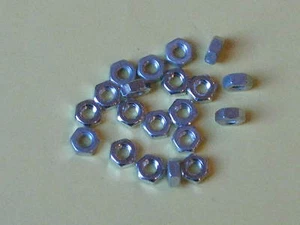 tuercas hexagonales M2 M2,5 M3 M4 M5 M6 DIN 934 Acero 20 piezas Tamaño seleccionable   - Imagen 1 de 1