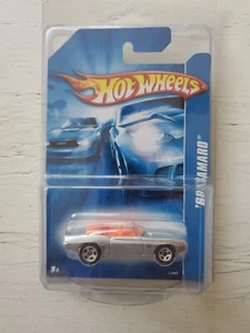 Exclusive Hot Wheels '69 Camaro Silver With Orange Interior Convertible In Case - Picture 1 of 3