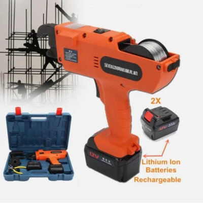 6-25mm Rebar Tier Tying Machine Automatic Steel Bar Rod Binding Tool New - Image 1 of 4