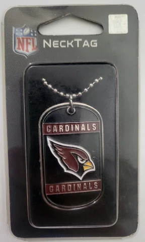 ARIZONA CARDINALS NFL FOOTBALL TEAM LOGO DOG TAG NECKLACE SISKIYOU NEW L@@K Cover