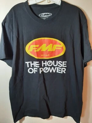 FMF Men's House Of Power So Calif Graphic T-Shirt Large Short Sleeve Black--NEW - Image 1 of 3