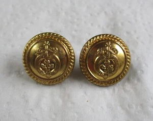 2x British:"COAST LINES SEAWAY LTD BRASS BUTTONS" (Small, 16mm, 1930s-1940s Era) - Picture 1 of 4