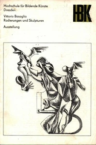 mx31 VITTORIO BASAGLIA Catalogue of the Exhibition of Engravings and Sculptures Dresden 1978 - Picture 1 of 1