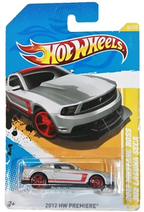 Hot Wheel 2012 Premiere FORD MUSTNAG Boss 302 Laguna Car Grey 8/50 NEW Sent Box - Picture 1 of 7