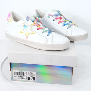 Skechers Los Angeles Diamond Starz - Star Right Womens Shoes, Size 8, White/Mult - Picture 1 of 14