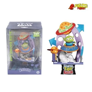 Diorama de coche de carreras Beast Kingdom D-Stage DS-109 Toy Story Alien - Imagen 1 de 4