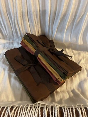 Cloth Dinner Napkins -  Fall Harvest Colors - 8 Napkins (2 Packs Of 4) - Image 1 of 4