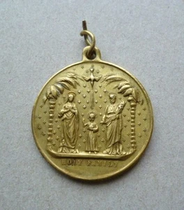 Medaille of the Holy Family mit Öse - Jesus - Mary - Joseph  - Bild 1 von 2